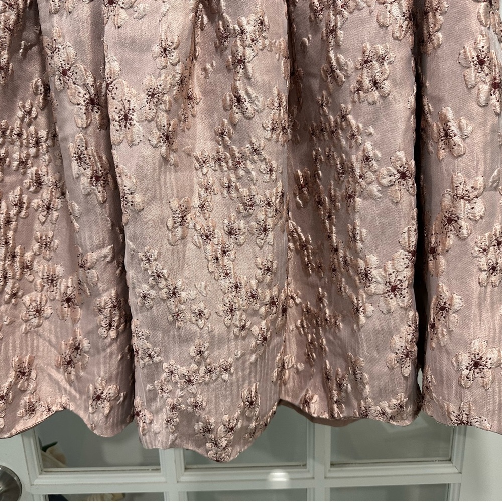 Sister Jane DREAM Jacquard Mini Dress in Pinkish Mauve - Size Medium - Picture 7 of 9